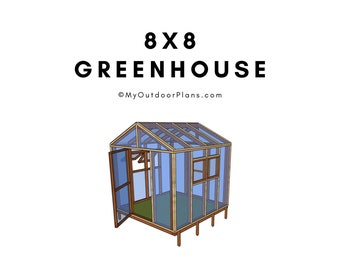 8 X 12 Greenhouse Plans Pdf Version Etsy