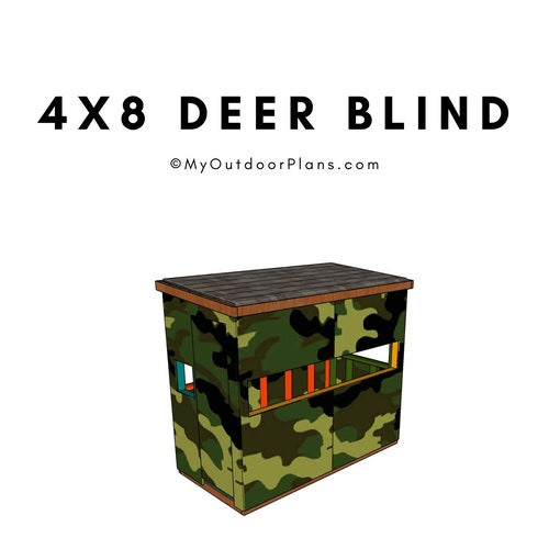 6x8 Deer Blind Plans Etsy