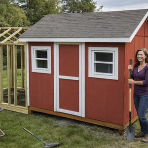 8x10 Chicken Coop Plans with Run: DIY Large Coop (PDF Download)