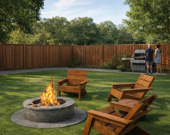 Modern Adirondack Chair Plans – DIY Garden Chair (PDF Download)