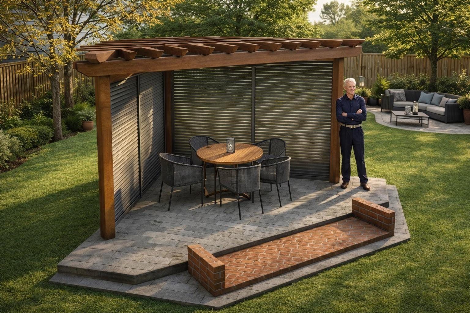 Planos Pergola Madera | PDF, image size:1536x1024