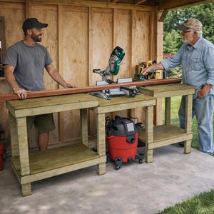 DIY Miter Saw Station Plans - PDF Download