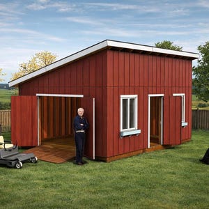 DIY 16x20 Lean to Shed Plans - PDF Download