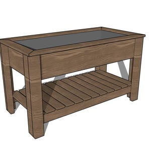 Elevated Planter Box Plans - PDF Download