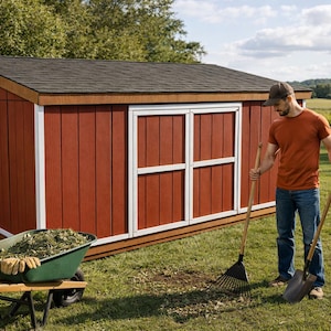 12x20 Lean To Shed Plans: DIY Storage Building (PDF Download)