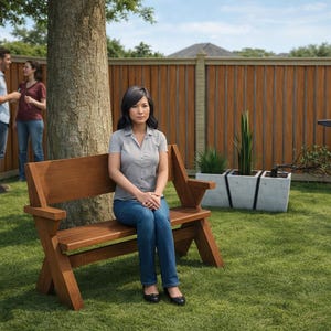 DIY Leopold Bench Plans - Easy Outdoor Bench with Backrest - PDF Download