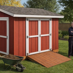 DIY 6x12 Lean to Shed Plans - PDF Download