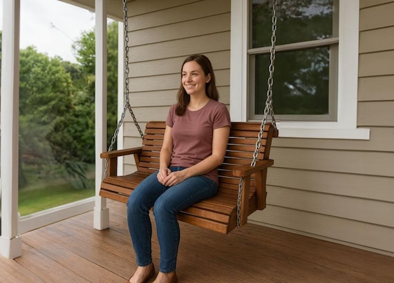 5 ft Porch Swing Bench Plans - PDF Download