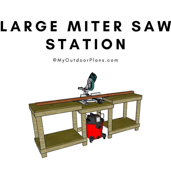 Miter Saw Station Plans