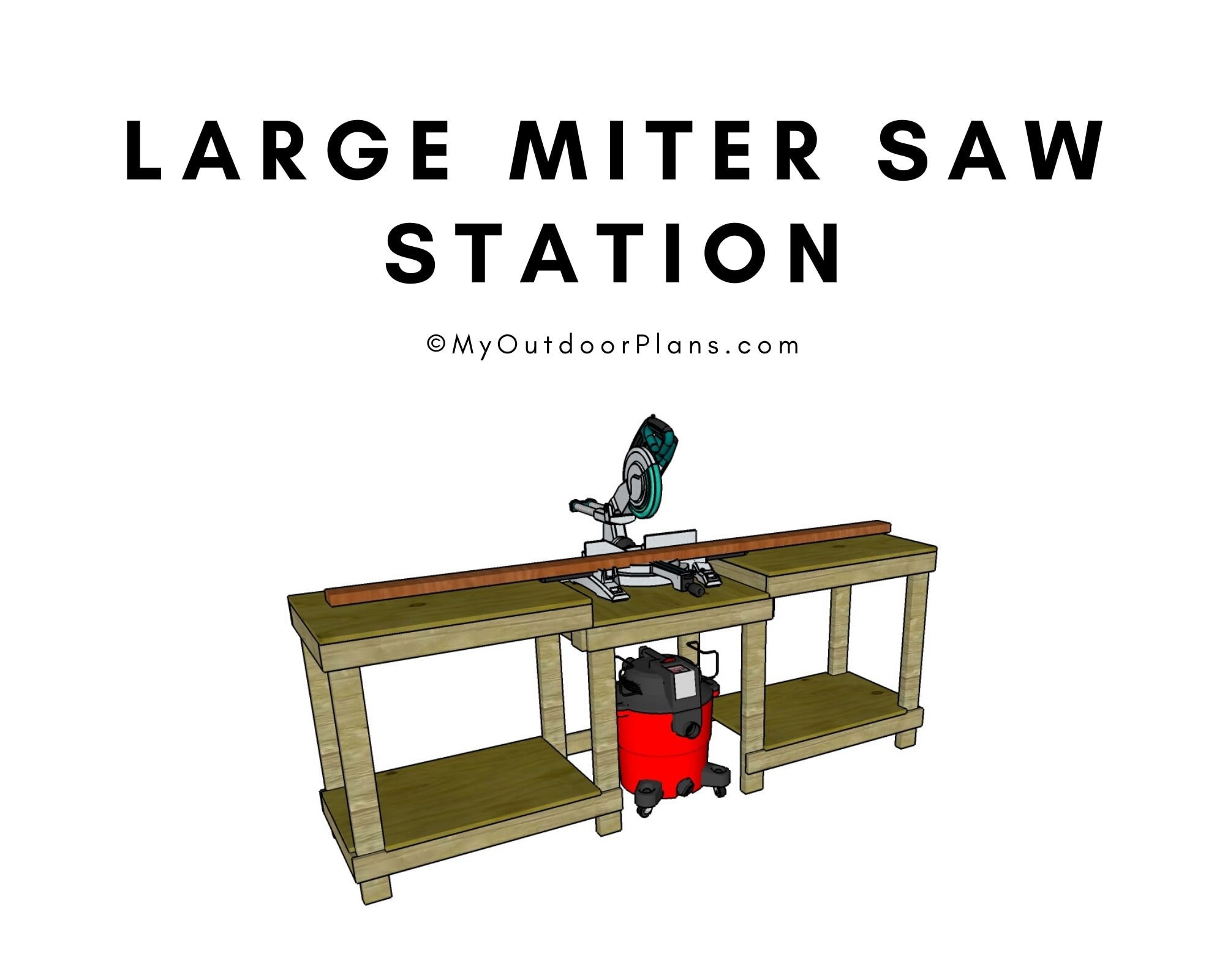 Miter Saw Station Plans Etsy