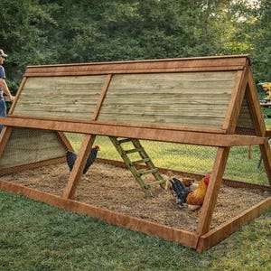 DIY Simple A-frame Chicken Coop Plans - PDF Download