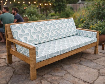 2x4 wood Outdoor Sofa Plans - PDF Download