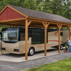 20x40 RV Carport Plans - PDF Download