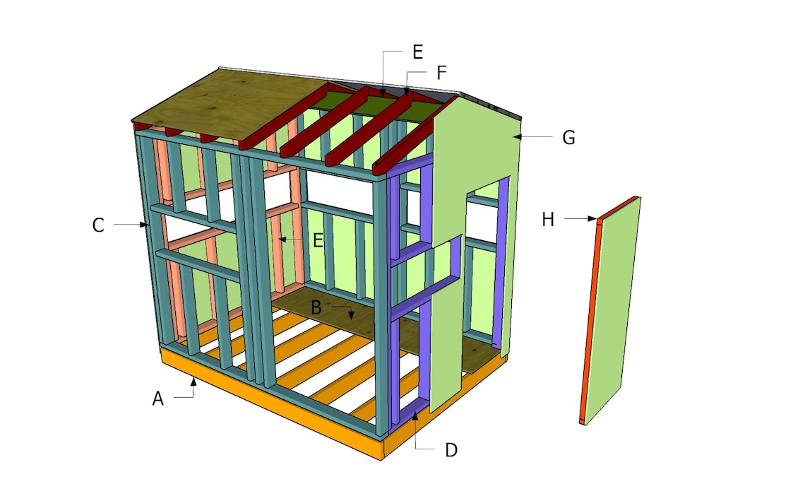 6x8 Deer Blind Plans Etsy