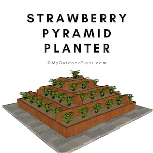 Strawberry Pyramid Tower Planter Plans