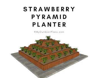 Strawberry Pyramid Tower Planter Plans