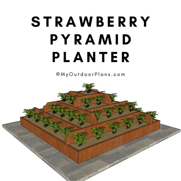 Strawberry Pyramid Tower Planter Plans