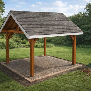 12x12 Pavilion Plans - DIY Outdoor Pavilion - PDF Download