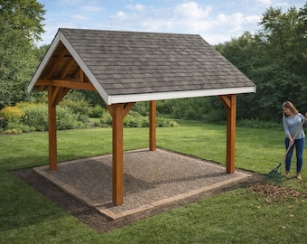 12x12 Pavilion Plans - DIY Outdoor Pavilion - PDF Download