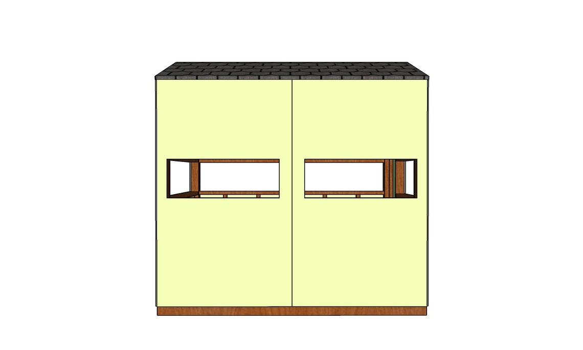 6x8 Deer Blind Plans Etsy