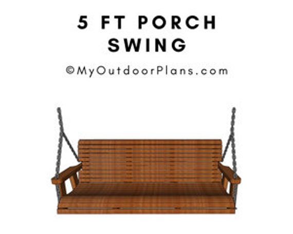 5 Ft Porch Swing Bench Plans 5 Ft Porch Swing Bench Plans, Wooden Garden Swing Bench Plans