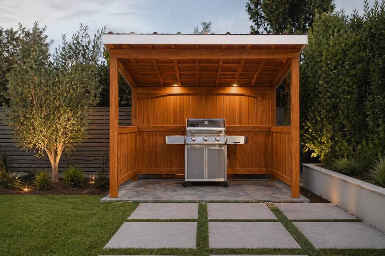 6x10 BBQ Shelter Plans - PDF Download - Etsy Canada