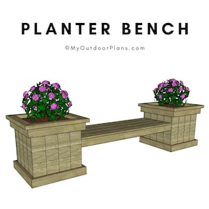 Planter Bench Plans