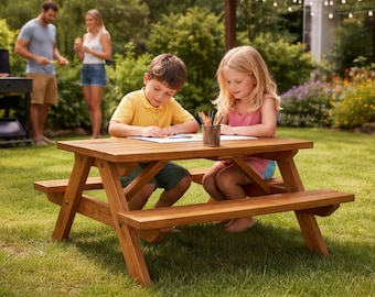 Kids Picnic Table Plans - PDF Download