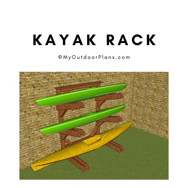 Plans de support de stockage de kayak