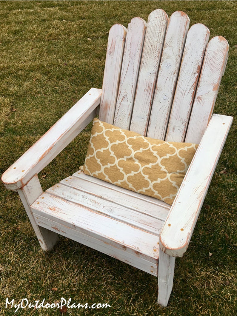 2x4 Adirondack Chair Plans Etsy