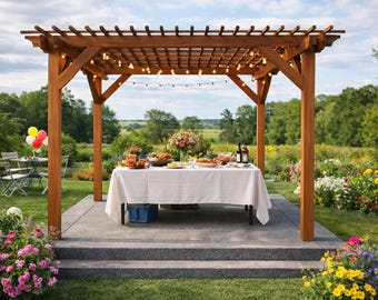 DIY 12x12 Pergola Plans - PDF Download