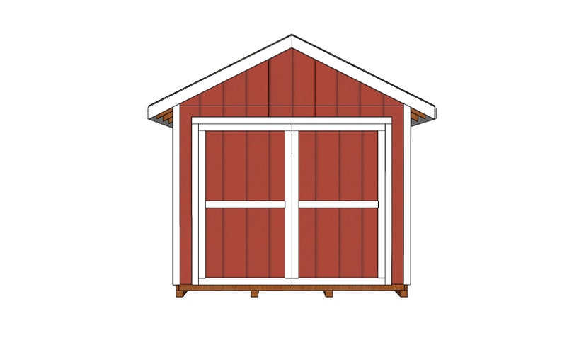 10x20 Garden Shed Plans | Etsy