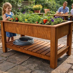 Elevated Planter Box Plans - PDF Download