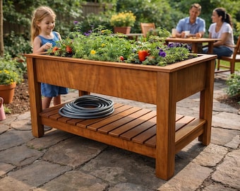 Elevated Planter Box Plans - PDF Download