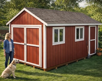 DIY 10x20 Garden Shed Plans - PDF Download