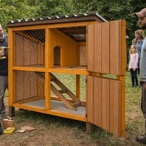 Rabbit Hutch Plans - PDF Download