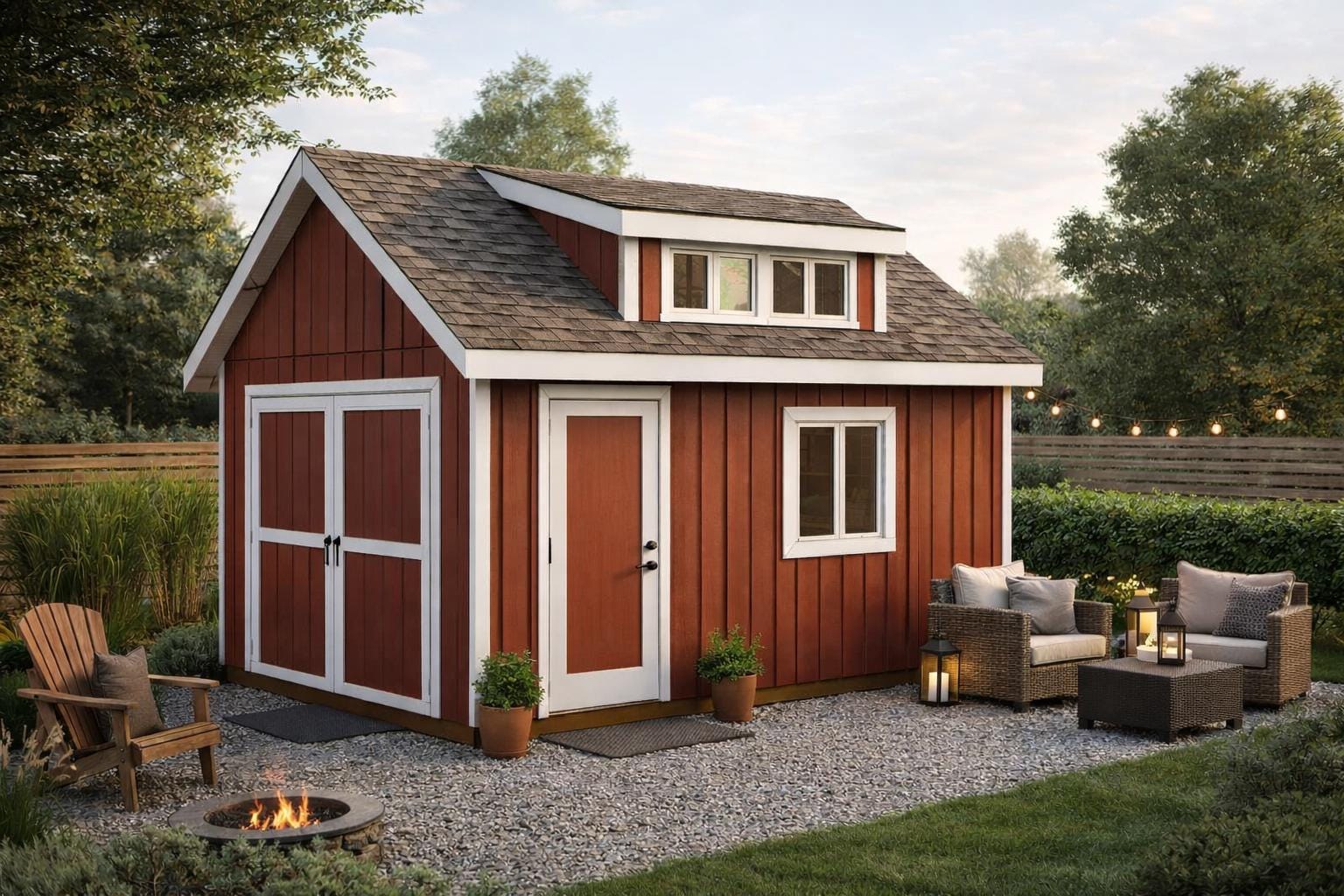 フォード　屋根 12x16 Shed With Dormer Plans - PDF Download - Etsy