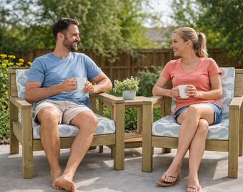 2x4 Outdoor Chair with Cushions Plans - PDF Download