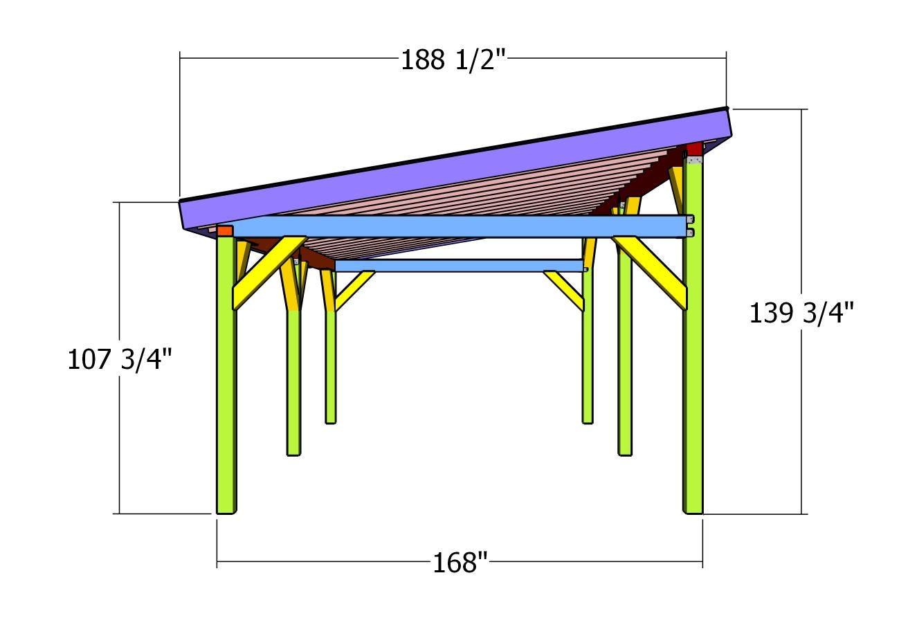 Lean To Carport Plans 1