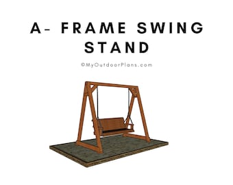 A-frame Porch Swing Stand Plans