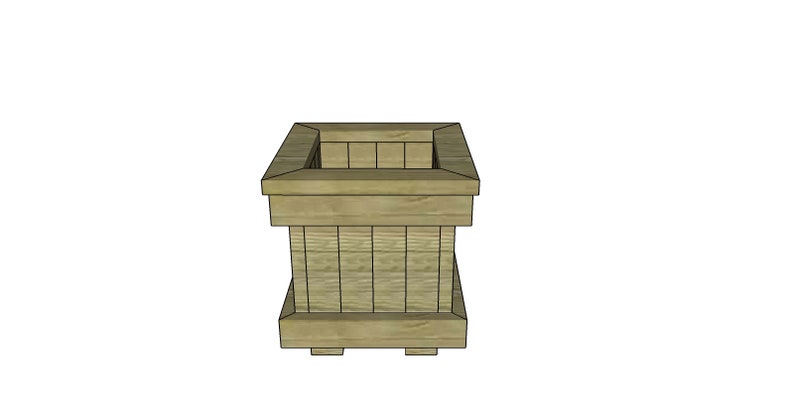 2x4 Garden Planter Box Plans - PDF Download - Etsy