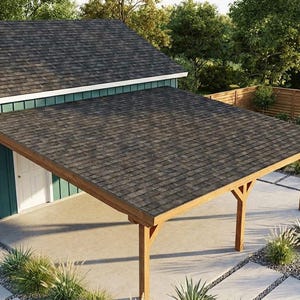 DIY 20x24 Lean to Patio Cover Plans - Attached Covered Pergola Plans - PDF Download