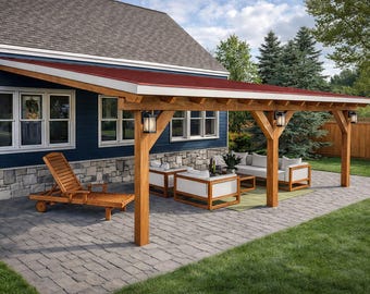 Plans De Construction Pergola Bois 12x12 Pieds - Téléchargement PDF - Faites-le Vous-même
