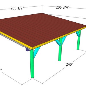 16x20 Patio Cover Plans - PDF Download - Etsy