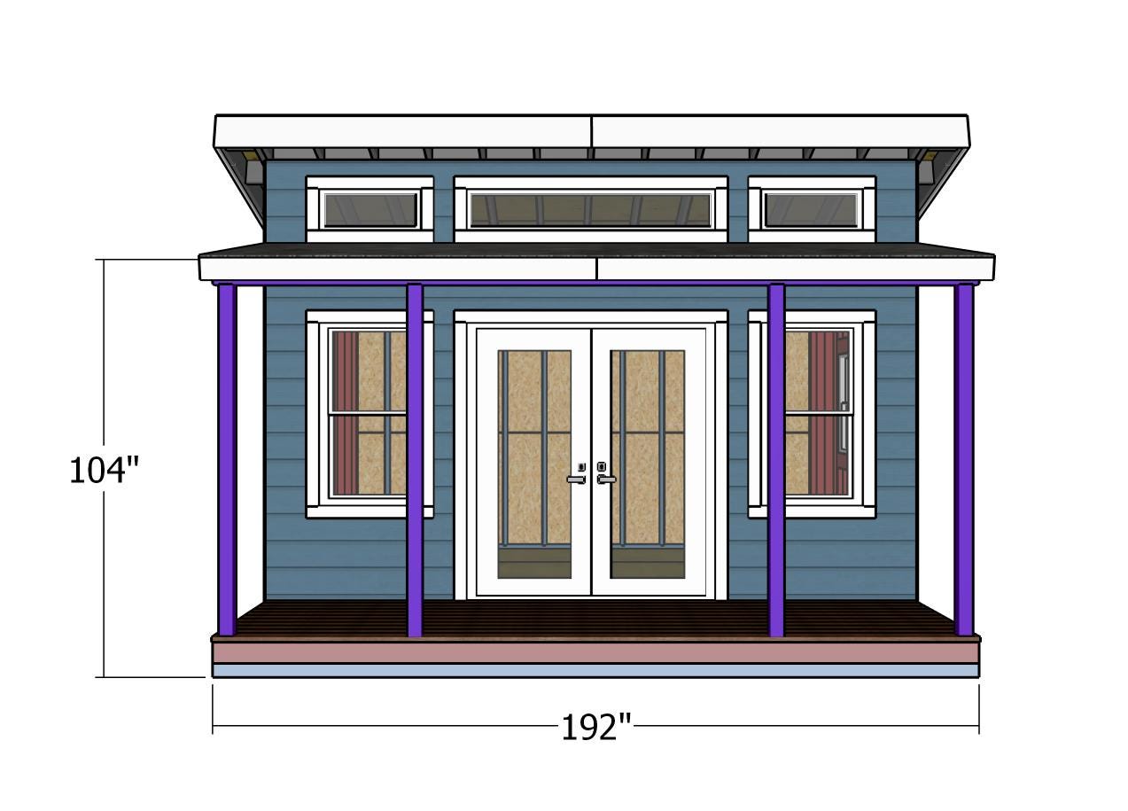 Shed With Porch Plansnull