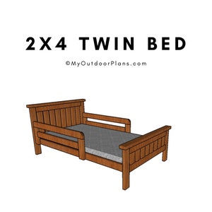 2x4 Twin Bed Frame Plans