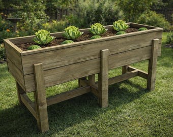Waist High Garden Bed Plans - PDF Download