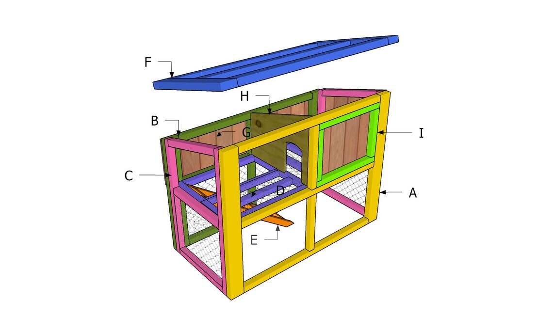 Rabbit Hutch Plans - PDF Download - Etsy