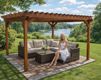 16x16 Pergola Plans - PDF Download