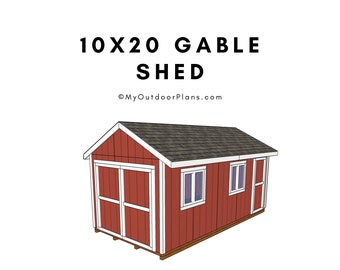 10x20 Garden Shed Plans